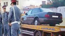 تم حجز سيارة مزورة وكمية من المخدرات بالقرب من الناظور من قبل الدرك