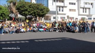 أكادير: الكونفدراليون من أمام أكاديمية سوس ماسة غاضبون من النظام الأساسي