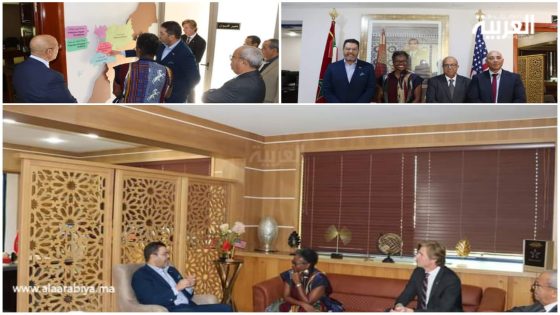 كريم أشنكلي يستقبل القنصل العام الأمريكي بالدار البيضاء