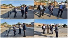 سعيد أمزازي، والي جهة سوس ماسة يتفقد مشروع الحافلات ذات المستوى العالي في أكادير