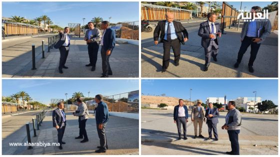 سعيد أمزازي، والي جهة سوس ماسة يتفقد مشروع الحافلات ذات المستوى العالي في أكادير