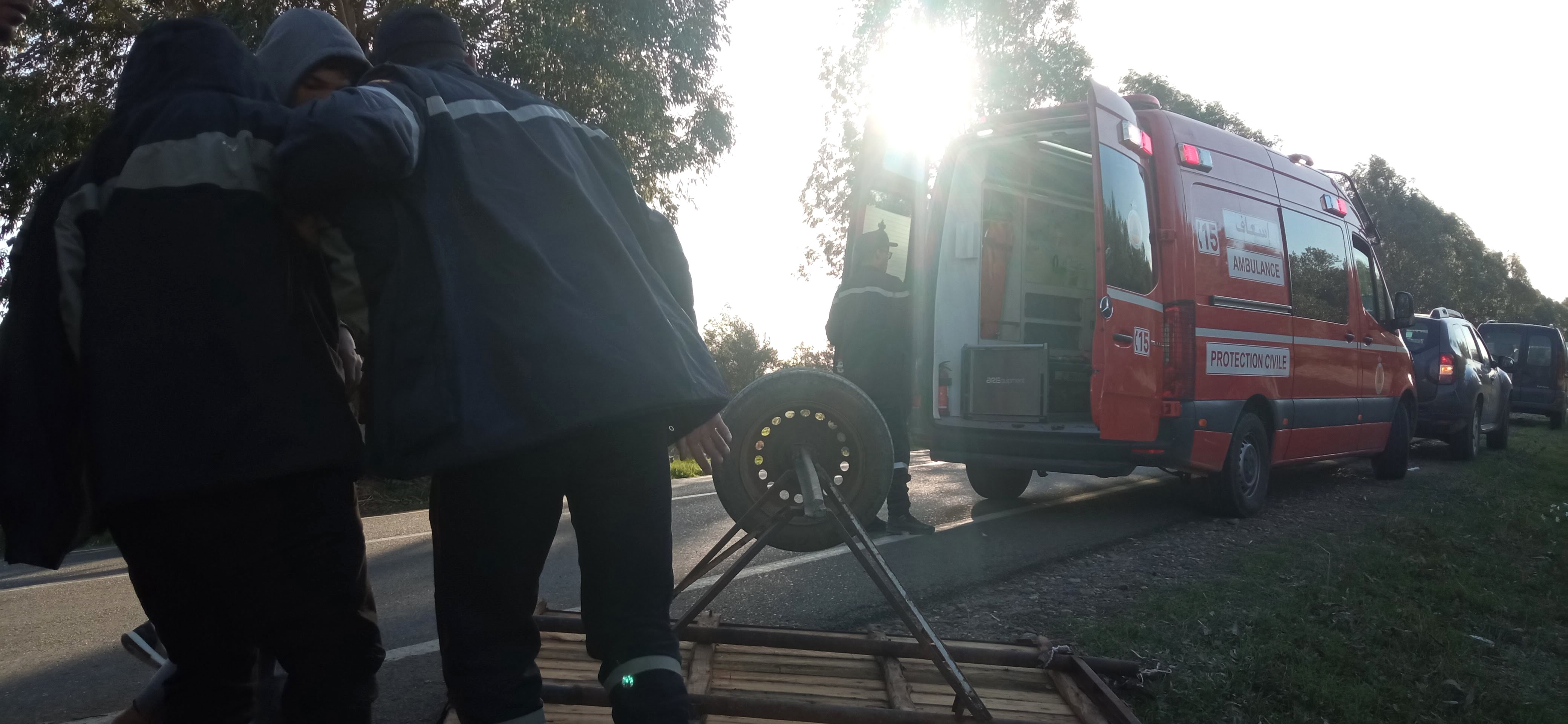 حادثة سير تقع في نقطة مرورية سوداء بين تيفلت والخميسات