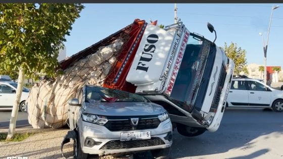 حادثة سير خطيرة بشارع محمد الخامس بمدينة تيفلت