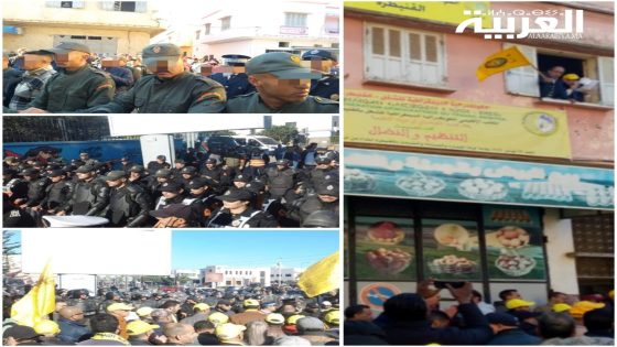 بسبب منع ومحاصرة المسيرات الجهوية الشعبية بوجدة والقنيطرة.. النقابة الوطنية للتعليم تصدر بيانات نارية