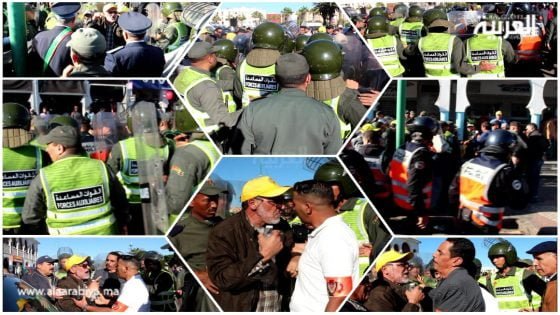 أكادير: السلطات العمومية تمنع مسيرة الأساتذة ضد النظام الأساسي