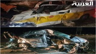 حادثة سير مميتة تخلف قتيلين و4 إصابات