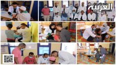 حملة تعزيز و استدراك التلقيح ضد الحصبة (  بوحمرون)، استفاد منها أزيد من 200 شخص بدوار أزضل جماعة تندوت إقليم ورزازاتذ