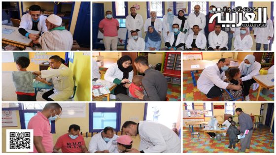 حملة تعزيز و استدراك التلقيح ضد الحصبة ( بوحمرون)، استفاد منها أزيد من 200 شخص بدوار أزضل جماعة تندوت إقليم ورزازاتذ