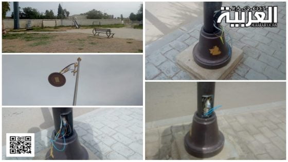 أعمدة كهربائية تشكل خطورة كبيرة على الأطفال وتلاميذ مؤسسة إبتدائية