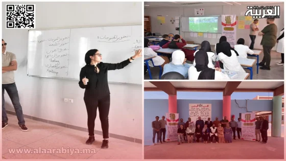 ورشات ثانوية الرشاد التأهيلية بأورير نموذج للتفوق والإبداع رغم الإكراهات