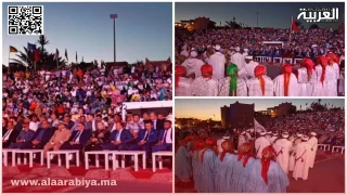 افتتاح المهرجان الوطني لفنون أحواش في دورته 12 بساحة قصبة تاوريرت ورزازات