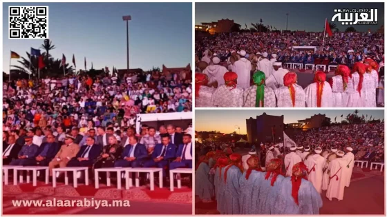 افتتاح المهرجان الوطني لفنون أحواش في دورته 12 بساحة قصبة تاوريرت ورزازات