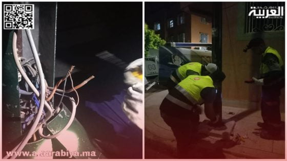 سرقة الأسلاك المعدنية