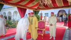 جلالة الملك محمد السادس يترأس حفل استقبال بالمضيق بمناسبة الذكرى 25 لعيد العرش المجيد