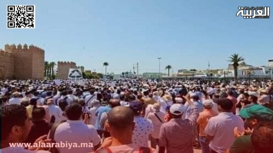 تعنيف قوي تعرض له محتجو التنسيق الوطني بقطاع الصحة خلال المسيرة الاحتجاجية السلمية بالرباط