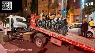 حملة أمنية شاملة لمكافحة الانتهاكات المرورية في منطقة المنارة بمراكش