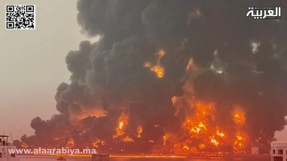الجيش الإسرائيلي يستهدف منشآت مدنية في ميناء الحديدة كرسالة للحوثيين