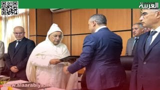 العربية.ما تنقل لكم لقطات من حفل تنصيب العامل الجديد لإقليم الخميسات عبد اللطيف النحلي