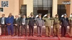 حضور متميز لجهاز القوات المساعدة بتحية العلم بمناسبة عيد الاستقلال المجيد