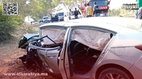 مصرع 5 إسرائيليين في حادث سير مروع بين زاكورة وتنغير