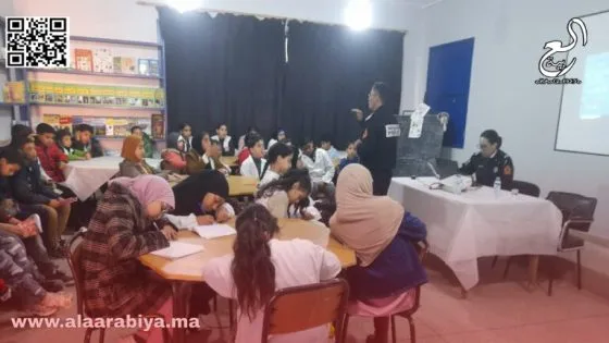 الأمن المدرسي يعزز السلامة الطرقية في مدرسة سيدي بن سليمان بمراكش