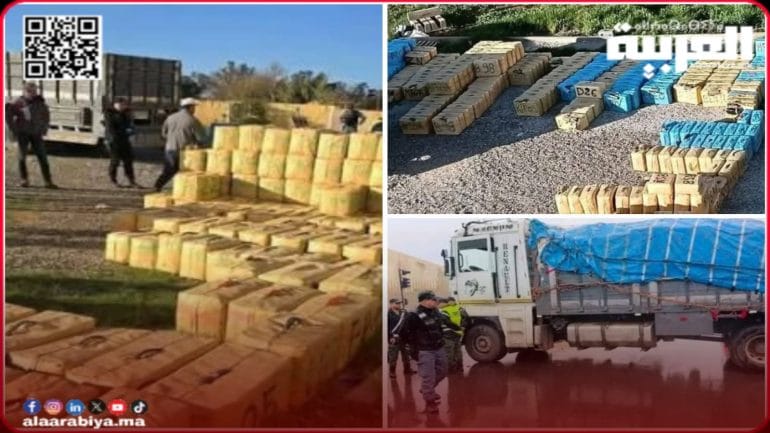 إحباط عملية تهريب 17 طنا من المخدرات عبر شاحنة ثقيلة بالجديدة