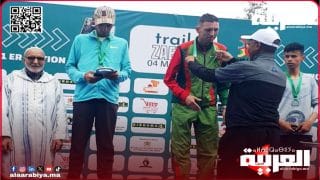 عدّاء الجيش الملكي طارق أوعلا  يفوز بالمرتبة الأولى في السباق الدولي بسيدي يحيى زعير