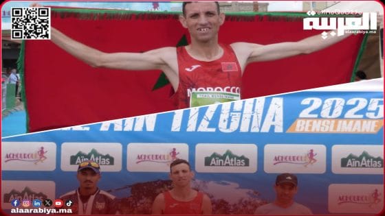 عداء الجيش الملكي طارق أوعلا يجدد تألقه في سباق عين تيزغة بنسليمان