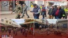 السلطات المحلية والأمنية تشرع في الحملة الموسعة لتحرير الملك العمومي بمدينة الخميسات