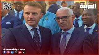 ماكرون يستقبل الطالبي العلمي ورؤساء البرلمانات المشاركين في الدورة 50 للفرنكوفونية بالإليزيه