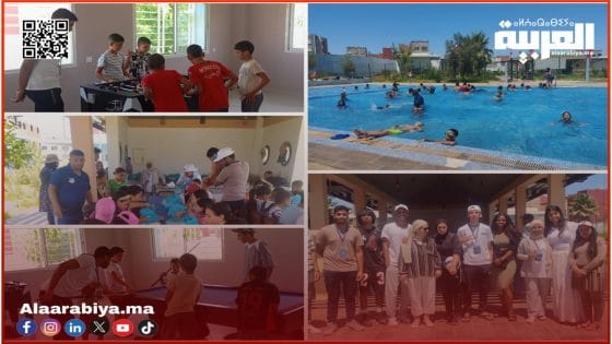 افتتاح مخيم القرب بالمركز السوسيو رياضي جنان 4 – بئر الرامي – القنيطرة