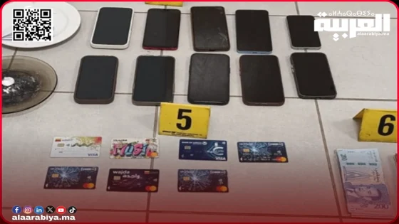 تفكيك شبكة اجرامية خطيرة متورطة في الاحتيال البنكي والاختراقات الرقمية بايت ملول