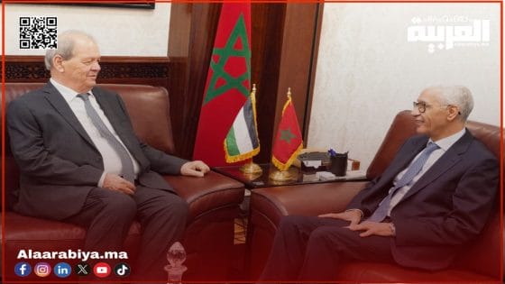 رئيس مجلس النواب يجري مباحثات مع رئيس المجلس الوطني الفلسطيني