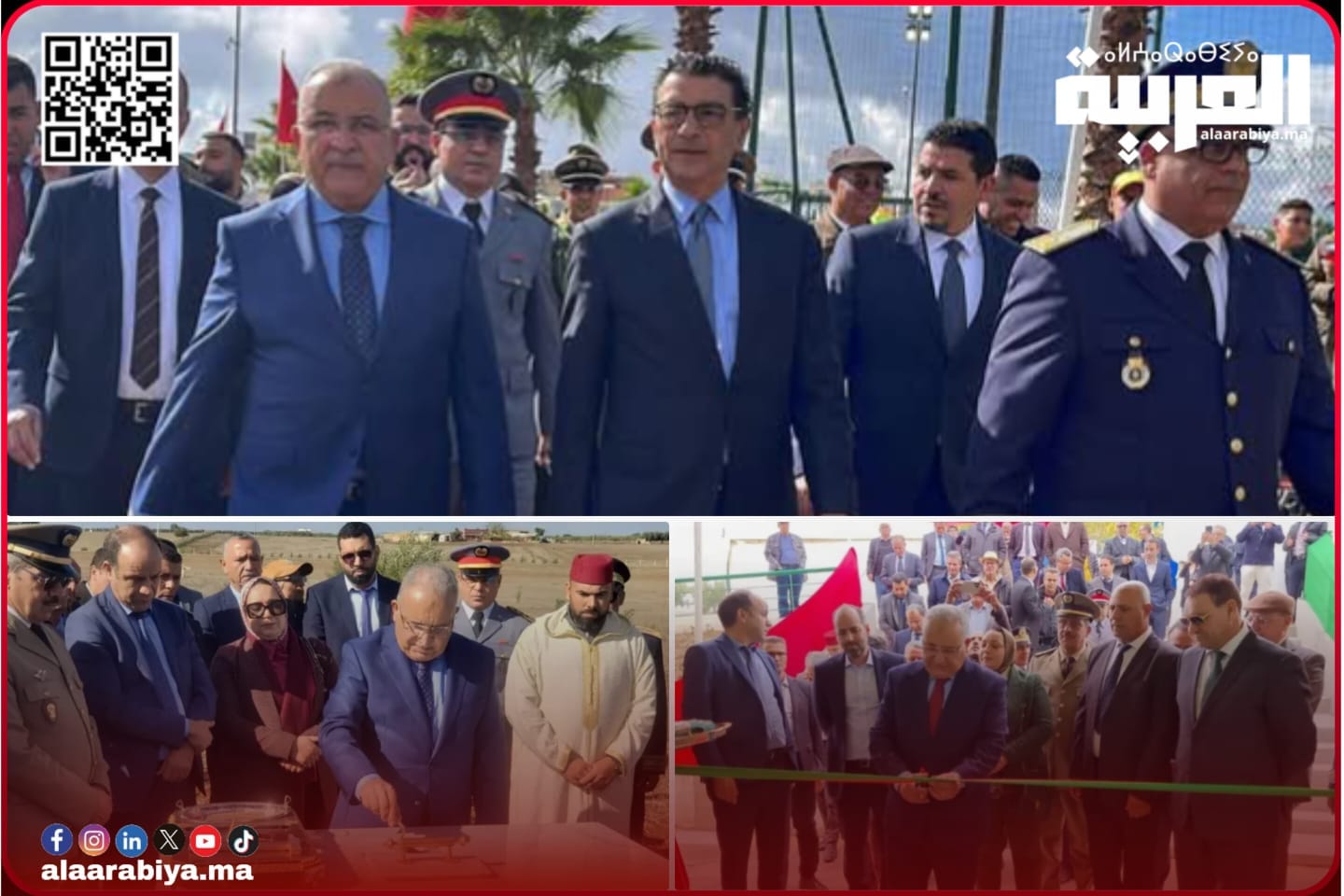 عامل إقليم الخميسات يقوم بتدشين مجموعة من المشاريع بمناسبة عيد الإستقلال المجيد