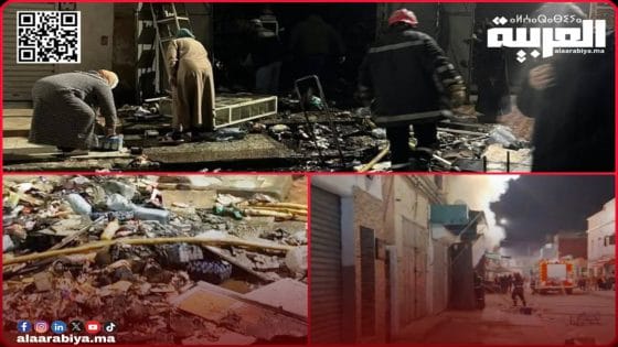 حريق يأتي على دكان بمدينة الخميسات