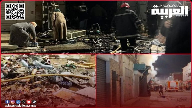 حريق يأتي على دكان بمدينة الخميسات