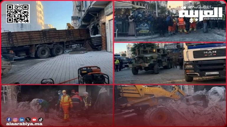 حادث الشاحنة المروع بمدينة الفنيدق يخلف 6 ضحايا وخسائر مادية جسيمة