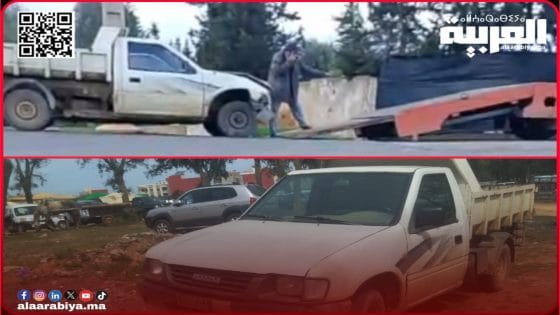 تعرض سيارة تابعة لجماعة آيت مالك تيفلت لحادثة سير خارج أوقات العمل القانونية يثير الاستنكار؟!