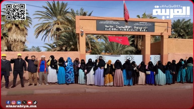 عاملات النظافة بطاطا يحتججن بعد ثلاث سنوات من الاقتطاعات والتجاهل