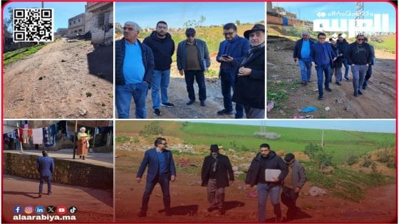 أسئلة المعارضة تُخرج رئيس بلدية تيفلت للقيام بزيارة تفقدية لحي السعادة