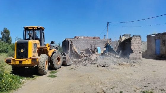 حملة تطهيرية واسعة النطاق بحربيل.. هدم 110 بنايات غير قانونية والحصيلة تتجاوز الـ200