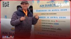 عداء الجيش الملكي طارق أوعلا يعتلي منصة التتويج بالرتبة الأولى في السباق الدولي 10 كلمترات بمدينة الدار البيضاء