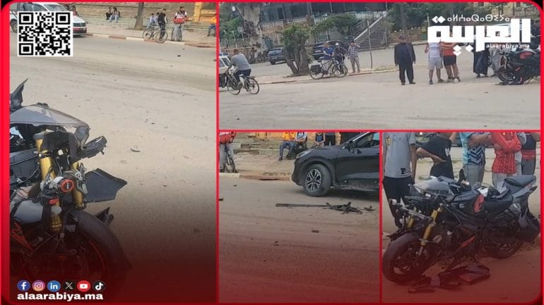 حادثة سير مميتة تشهدها النقطة المرورية السوداء بشارع محمد الخامس بمدينة الخميسات