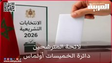 حصري.. ‘العربية.ما” تنشر اللائحة الكاملة للمترشحين بالانتخابات البرلمانية شتنبر 2026 بدائرة الخميسات أولماس